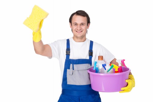 Deep cleaning an oven door and interior in Leicester
