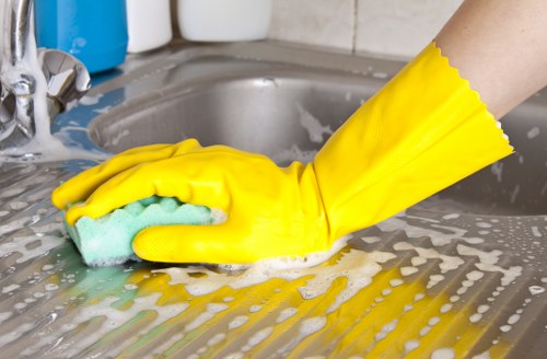 Spotless bathroom prepared through Airbnb cleaning standards