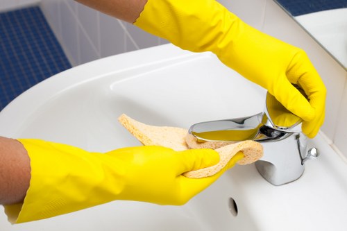 Cleaning stubborn residue after renovation work